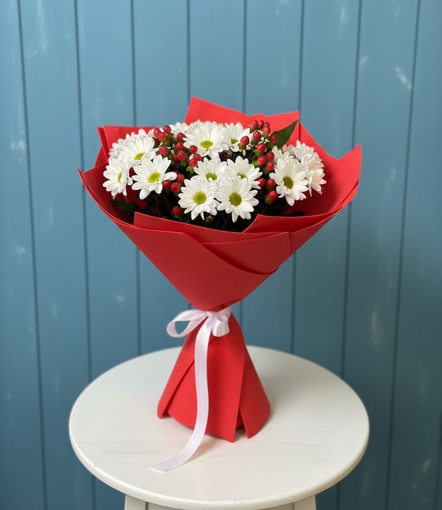 Букет цветов из: Хризантемы в Ермолаево