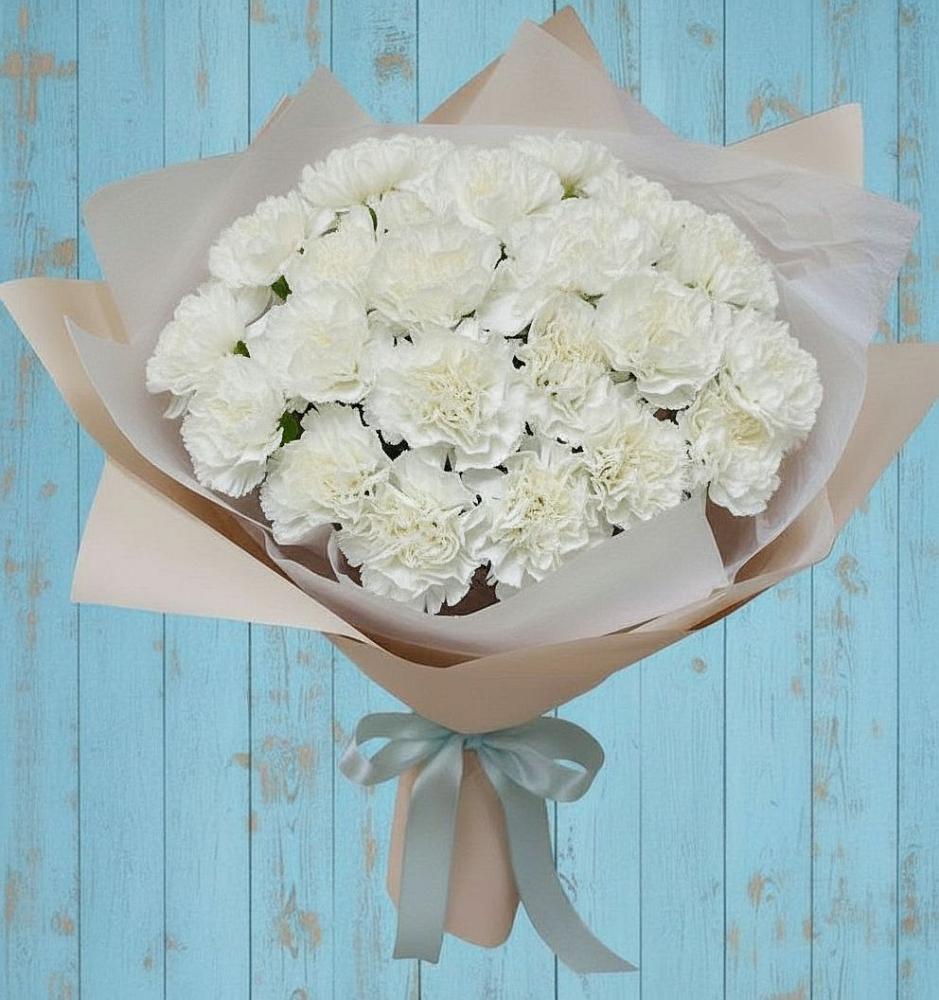 Букет цветов из: Гвоздики в Ермолаево