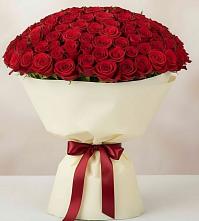 Букет 101 Красная роза Милано в Ермолаево