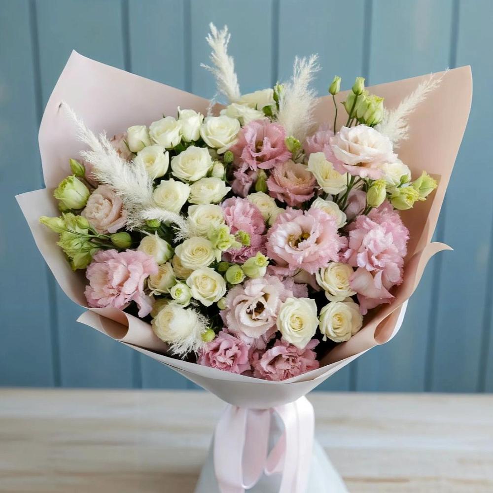 Букет цветов из: Альстромерии и Розы в Ермолаево