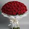 Букет 101 Красная роза Блэк Мэджик в Ермолаево