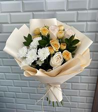 Букет цветов из:  Розы и Хризантемы в Ермолаево