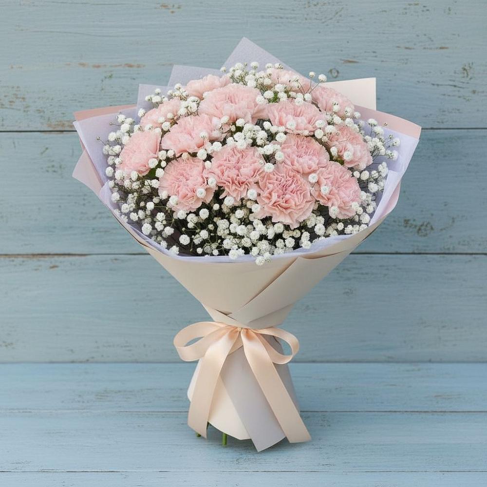 Букет цветов из: Гвоздики в Ермолаево