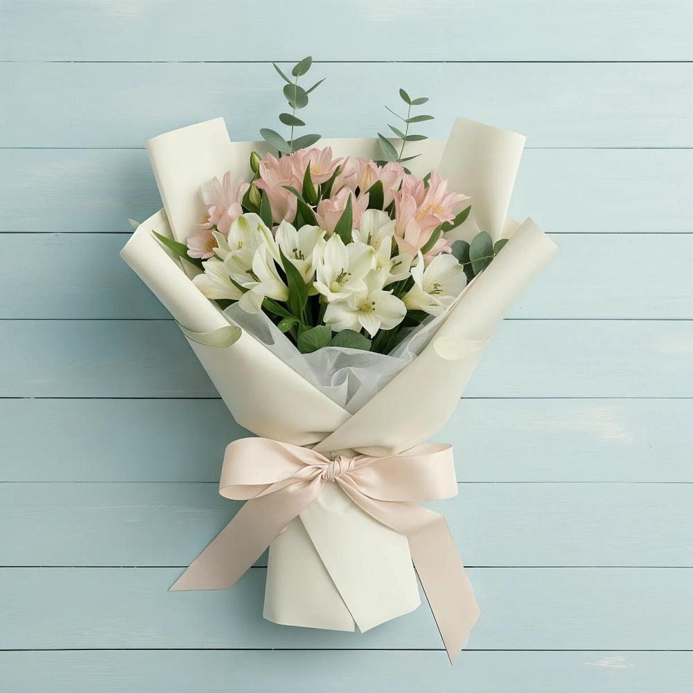 Букет цветов из: Альстромерии в Ермолаево