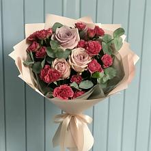 Букет цветов из:  Гвоздики и Розы #REPLACE_PRED# Ермолаево